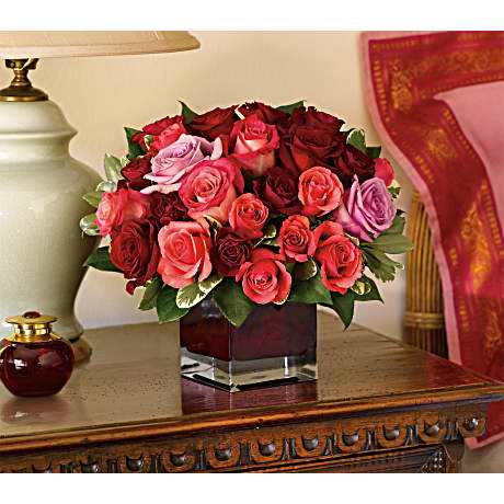 Thoughts of You Bouquet with Red Roses - Teleflora