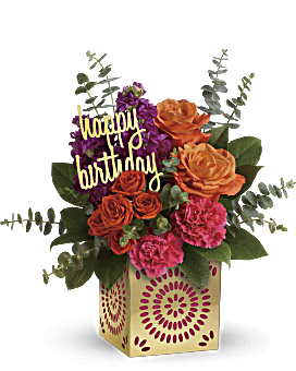 Multi-Colored , Mixed Bouquets , Birthday Sparkle Bouquet , Same Day Flower Delivery By Teleflora
