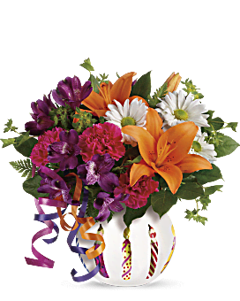 Multi-Colored , Mixed Bouquets , Party Starter Bouquet , Same Day Flower Delivery By Teleflora