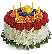Your Wish Is Granted Birthday Cake Bouquet Flowers