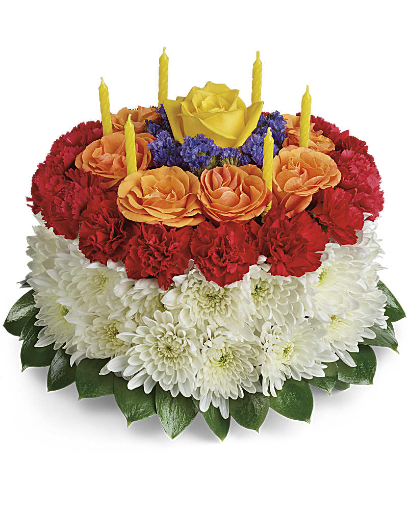 Your Wish Is Granted Birthday Cake Bouquet Teleflora