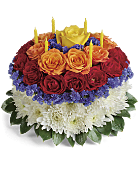 Your Wish Is Granted Birthday Cake Bouquet - Teleflora