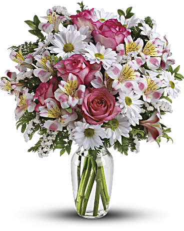 What a Treat Bouquet with Roses - Teleflora