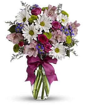 Flower Delivery By Teleflora, Fresh Flowers In Shades Of Pink, White, Lavender. Hand-Delivered By Local Teleflora Florist Same Day.