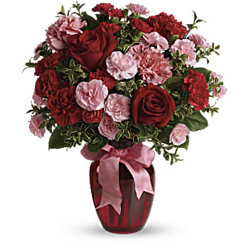 Dance with Me Bouquet with Red Roses