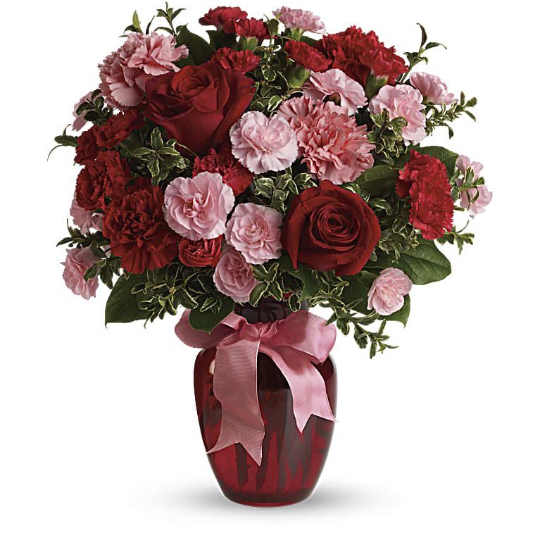 Dance with Me Bouquet with Red Roses