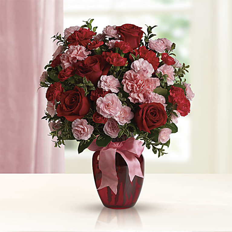 Dance with Me Bouquet with Red Roses