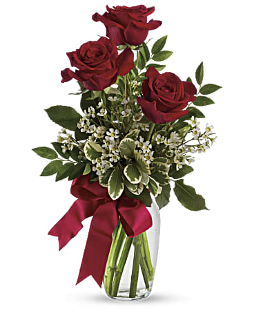 Thoughts of You Bouquet with Red Roses - Teleflora