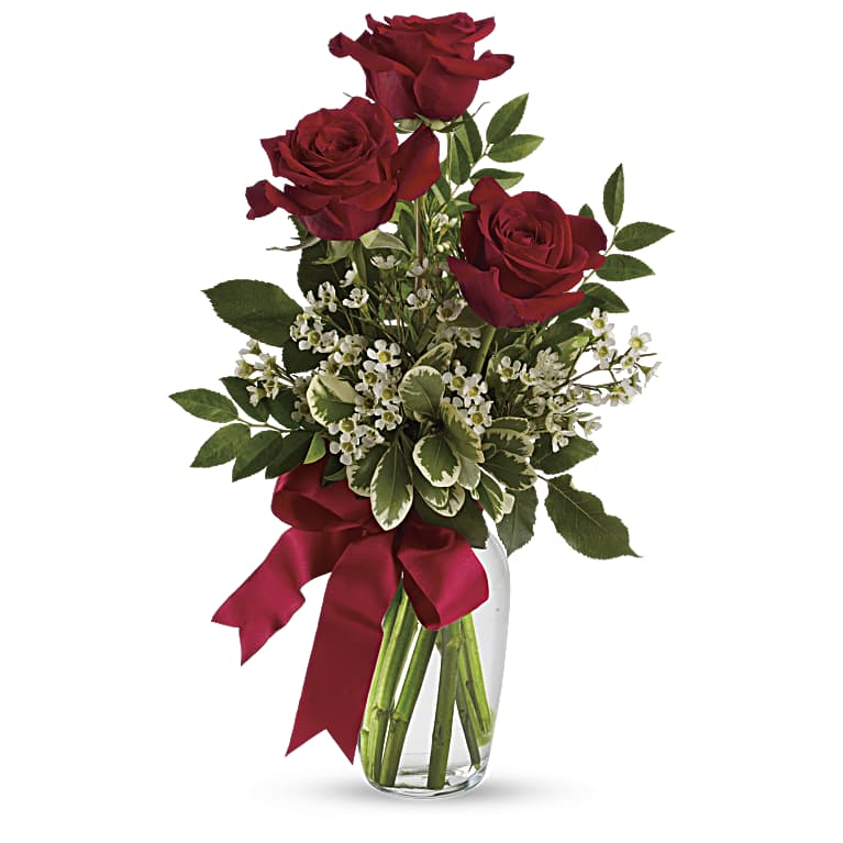 Thoughts of You Bouquet with Red Roses — Teleflora (from $34.99 ...