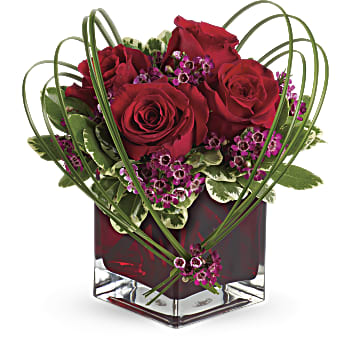 Teleflora's Sweet Thoughts Bouquet with Red Roses