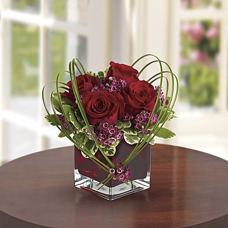 Sweet Thoughts Bouquet with Red Roses