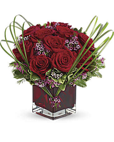 Thoughts of You Bouquet with Red Roses - Teleflora