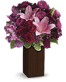 Red , Mixed Bouquets , A Fine Romance ,  Flower Delivery By Teleflora