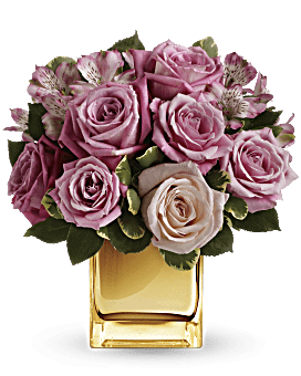 A Radiant Romance by Teleflora Flower Arrangement