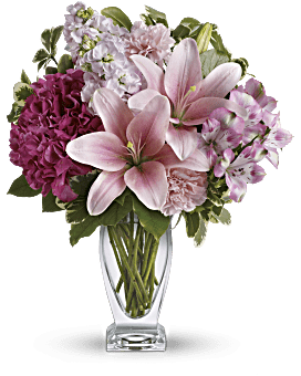 Teleflora's Blush Of Love Bouquet Bouquet
