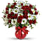 Red, White And You Bouquet by Teleflora Bouquet