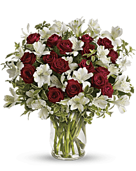 White , Mixed Bouquets , Endless Romance Bouquet ,  Flower Delivery By Teleflora