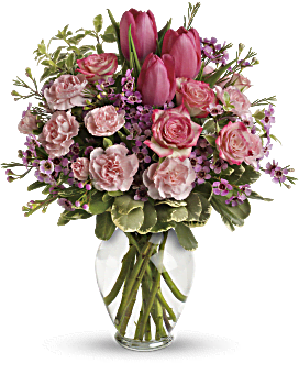 Pink, Roses, Full Of Love Bouquet, Flower Delivery By Teleflora
