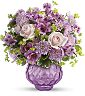 Teleflora's Lavender Chiffon Bouquet Flowers