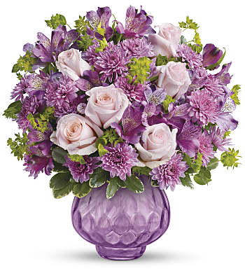 Teleflora's Lavender Chiffon Bouquet Flowers