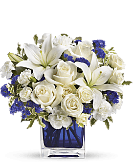 Teleflora's Sapphire Skies Bouquet Bouquet
