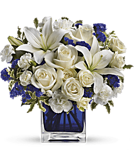 Teleflora's Sapphire Skies Bouquet Bouquet