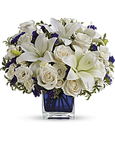 Order Teleflora's Sapphire Skies bouquet this Father's Day