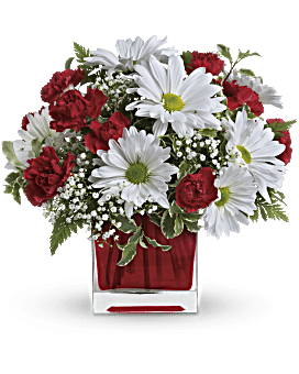 Red And White Delight by Teleflora Bouquet