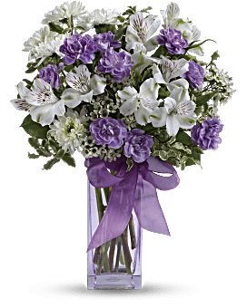 Teleflora's Lavender Laughter Bouquet