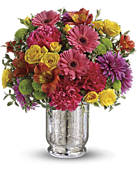 Multi-Colored, Mixed Bouquets, Pleased As Punch Bouquet,  Flower Delivery By Teleflora