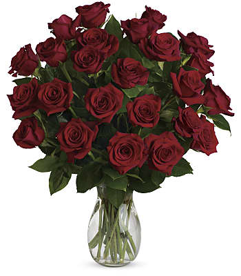 My True Love Bouquet with Long Stemmed Roses Flowers