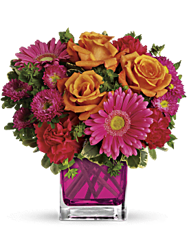 Pink, Mixed Bouquets, Turn Up The Pink Bouquet,  Flower Delivery By Teleflora