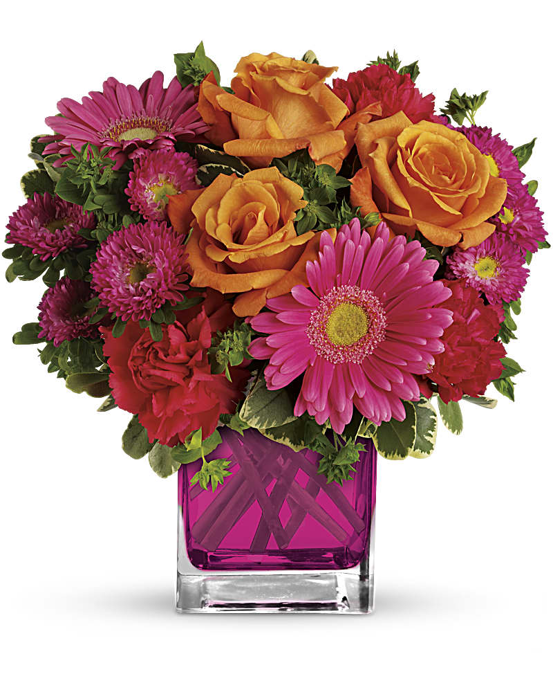 Teleflora S Turn Up The Pink Bouquet Teleflora