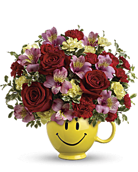 Multi-Colored , Mixed Bouquets , So Happy You're Mine Bouquet ,  Teleflora Flower Delivery