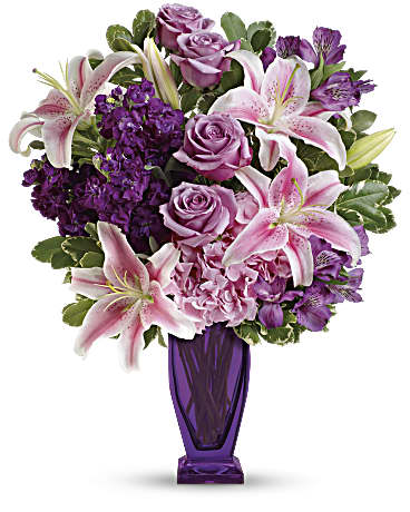 Violet bouquet shop