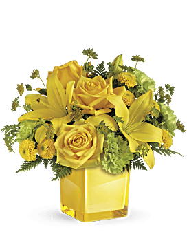 Yellow, Mixed Bouquets, Sunny Mood Bouquet,  Flower Delivery By Teleflora