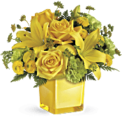 Teleflora's Sunny Mood Bouquet Flowers