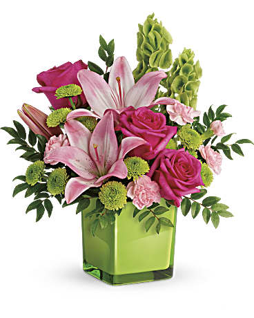 Teleflora's In Love With Lime Bouquet - Teleflora