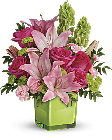 Teleflora's In Love With Lime Bouquet - Teleflora