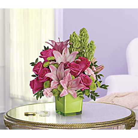 Teleflora's In Love With Lime Bouquet - Teleflora