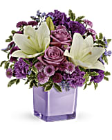 Teleflora's Pleasing Purple Bouquet