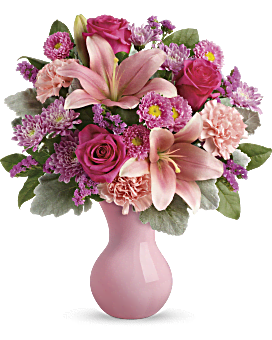 Teleflora's Lush Blush Bouquet Bouquet