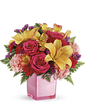 Pink, Mixed Bouquets, Pop Of Fun Bouquet,  Flower Delivery By Teleflora
