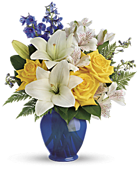 Multi-Colored, Mixed Bouquets, Oceanside Garden Bouquet,  Flower Delivery By Teleflora