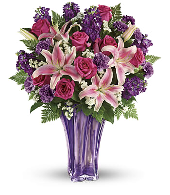 Teleflora's Luxurious Lavender Bouquet Flowers
