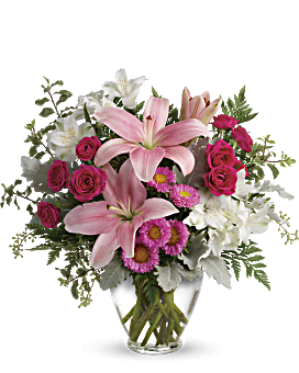 Flower Delivery By Teleflora, Multi-Colored, Mixed Bouquets, Blush Rush Bouquet,  Flower Delivery By Teleflora