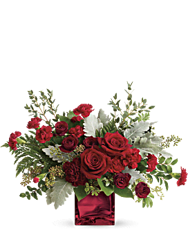 Red , Roses , Rich In Love Bouquet ,  Flower Delivery By Teleflora