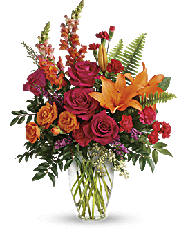 Flower Delivery By Teleflora, Multi-Colored, Mixed Bouquets, Teleflora's Punch Of Color Bouquet, Mother's Day Flower Arrangements