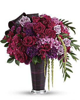 Red , Mixed Bouquets , Cascading Elegance Bouquet , Same Day Flower Delivery By Teleflora