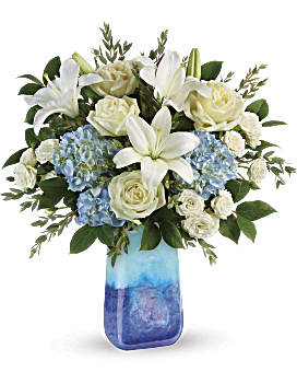 Teleflora's Ocean Sparkle Bouquet Bouquet